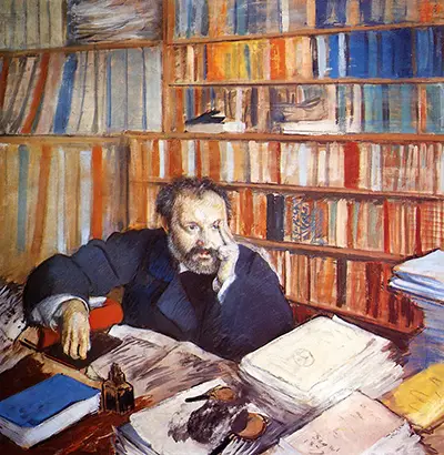 Portrait of Edmond Duranty Edgar Degas